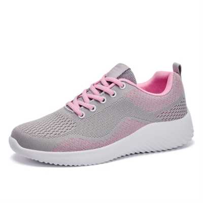 Running Shoes New Light Mesh Sneakers Breathable women shoes Outdoor Fitness Shoes Lace up Ladies Sport Shoes BJ768