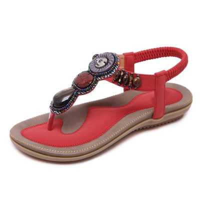 Summer Shoes Woman Sandals Flat Sandalias Mujer Shallow mouth Gladiator Beach Sandals Ladies Flip Flops Slides