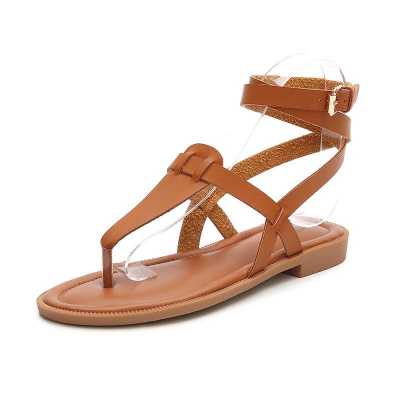Women Sandals Summer New Rome Retro Flat Sandals Casual Slippers Shoe Female Slip on Woman Plus Size Sandalias Mujer